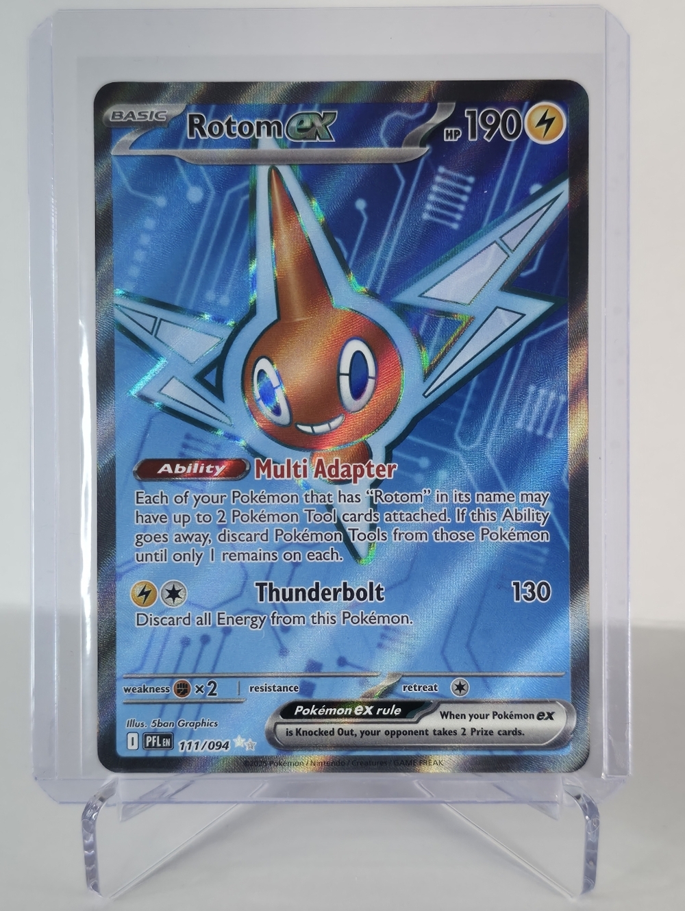 Pokémon TCG - Rotom ex - Phantasmal Flames - Ultra Rare - 111/094